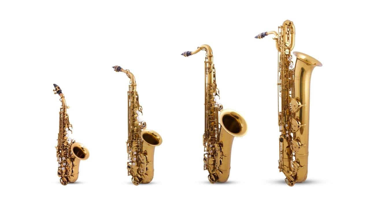 All 4 Classic saxophones
